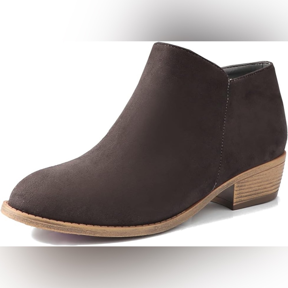Open box NinetinGel Ankle Boots for Women. Low Heeled Booties.Fashion Thick heel